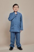 Hud Baju Melayu Ash Blue