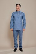 Nuh Baju Melayu Ash Blue