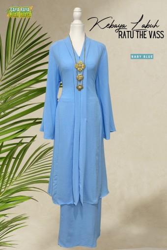 Kebaya Labuh Ratu The Vass Baby Blue