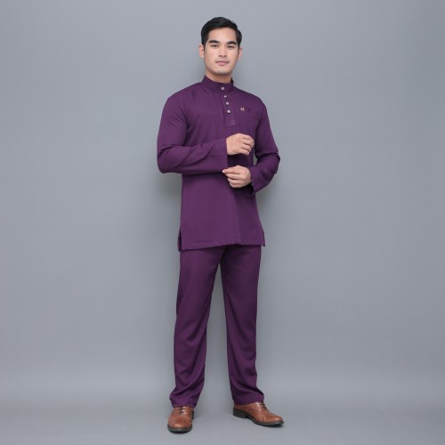 Quds Baju Melayu Purple