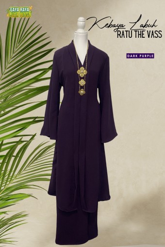 Kebaya Labuh Ratu The Vass Dark Purple