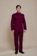 Nuh Baju Melayu Burgundy