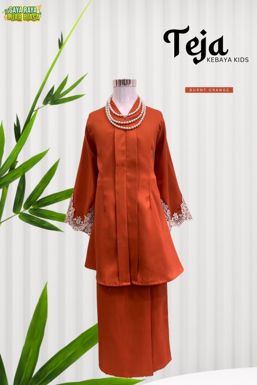 Teja Kebaya Burnt Orange Kids