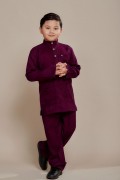 Hud Baju Melayu Burgundy