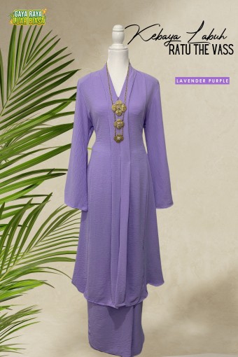 Kebaya Labuh Ratu The Vass Lavender Purple